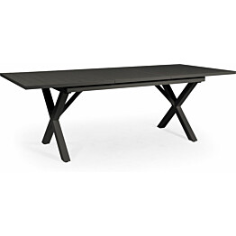 Pöytä Hillmond jatkettava 100x160/220cm musta