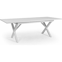 Pöytä Hillmond jatkettava 100x160/220cm valkoinen