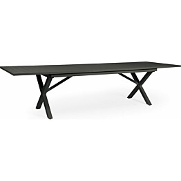 Pöytä Hillmond jatkettava 100x240/310cm musta