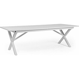Pöytä Hillmond jatkettava 100x240/310cm valkoinen