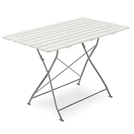 Pöytä Krögaden 70x120cm taitettava valkoinen