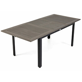 Pöytä Nydala 90x150/200cm harmaa/musta