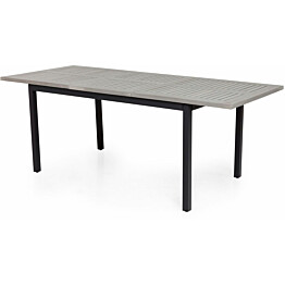 Pöytä jatkettava Dalen 152-210 musta/harmaa