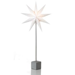 Pöytätähti Hård 78 cm harmaa/valkoinen