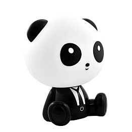Pöytävalaisin Polux Panda LED 2,5 W IP20 195x160x245 mm muovi musta/valkoinen