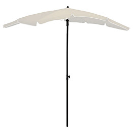 Puutarhan Aurinkovarjo tangolla 200x130 cm hiekka