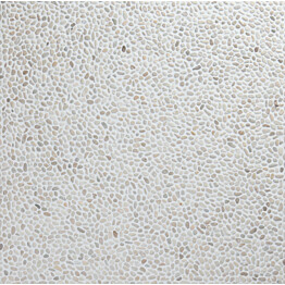 Qualitystone Mini Pebble White verkolla 600x600 mm