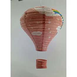 Riisipaperivarjostin Heat balloon 40cm oranssi