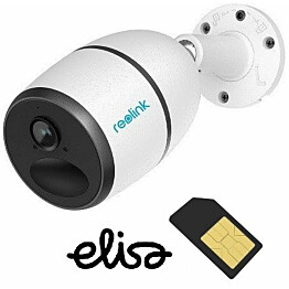 Valvontakamera Reolink Go Plus + SIM akkukäyttöinen 4MP 4G-älykamera ulkokäyttöön sisältää SIM-kortin