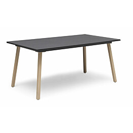 Ruokapöytä Fyrsnäs 90 x 160 cm musta/ruskea