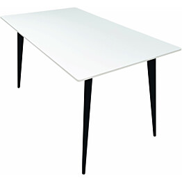 Ruokapöytä Tenstar Stone, 140x80cm, valkoinen