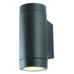 Seinävalaisin LED Energie GU10 2x35W IP43 tummanharmaa