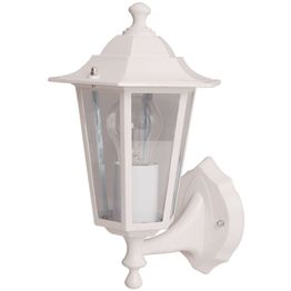 Seinävalaisin LED Energie Lyhty E27 alakiinnitys valkoinen