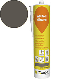 Silikonimassa Weber neutral silicone 37 Chocolate 310 ml