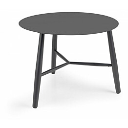 Sivupöytä Vannes, Ø60cm, tumman harmaa