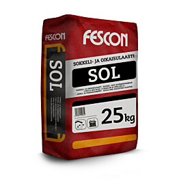 Sokkeli- ja oikaisulaasti Fescon SOL 25 kg