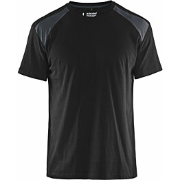 T-paita Blåkläder 3379 musta/tummanharmaa koko 4XL
