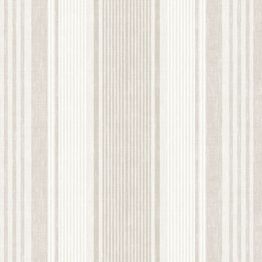 Tapetti Boråstapeter Northern Stripes, Linen Stripe, 6861, 0.53x10.05m, valkoinen/beige