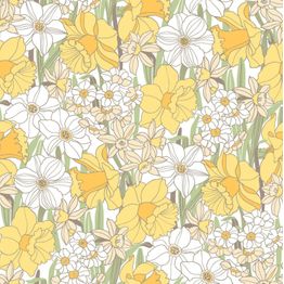 Tapetti Duro 1900 Keltanarsissi 388-01, 0.53x10.05m, keltainen