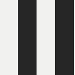 Tapetti Engblad &amp; Co Graphic World, Tripe M 8843, 0.53x10.05m, mustavalkoinen