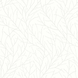 Tapetti Engblad &amp; Co White &amp; Light, Branches 7177, 0.53x10.05m, valkoinen