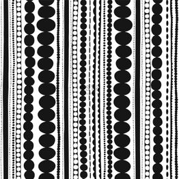 Tapetti Esta Fab 138838 0,53x10,05 m musta/valkoinen