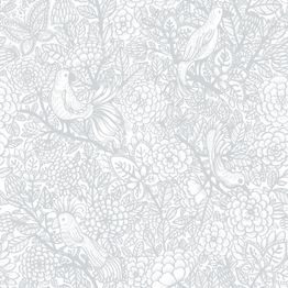 Tapetti Carambola 5218-1 0,53x11,2 m valkoinen