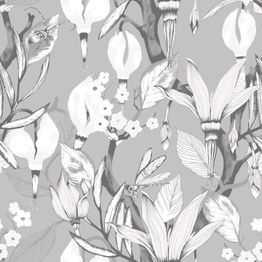 Tapetti Haltiatar 5221-1 0,53x11,2 m valkoharmaa