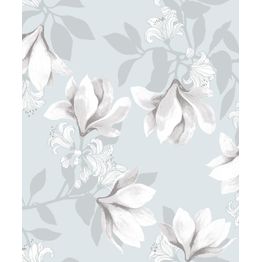 Tapetti Magnolia 5182-1 0,53x11,2 m aqua