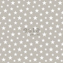Tapetti Stars 128716 0,53x10,05 m harmaa