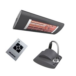 Terassilämmitin Solamagic 2000 Premium ARC tehonsäädöllä ja kaukosäätimellä antrasiitti