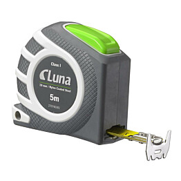 Mittanauha Luna Tools LAL, 5m, magneettinen, Auto Lock, ABS-kotelolla