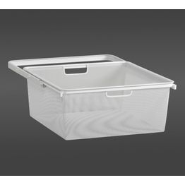 Ulosvedettävä, 18,5 cm korkuinen Meshkori 45 sopii mainiosti vaikkapa vaatesäilytykseen