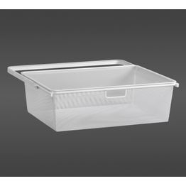 Ulosvedettävä, 18,5 cm korkuinen Meshkori 60 sopii mainiosti vaikkapa vaatesäilytykseen