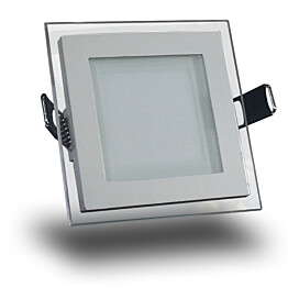 Upotettava LED-valaisin V-TAC VT-602G SQ 6W 230V 3000K 420lm IP20 valkoinen