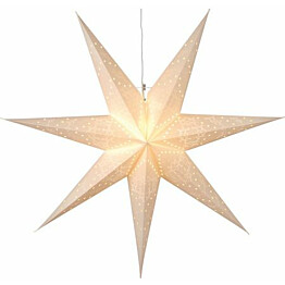 Valotähti Star Trading Sensy 70 cm paperi valkoinen
