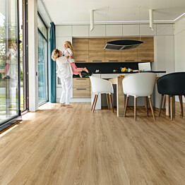 Vinyylilankku Concept Floor Profiline Oak Uster integroitu alusmateriaali