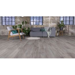 Vinyylilankku Solcora Prescott Oak, jäykkäydin, harmaa