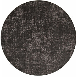 Matto VM Carpet Basaltti, pyöreä, musta, eri kokoja