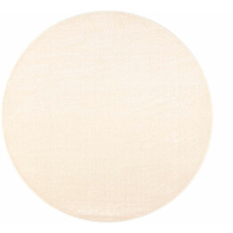 Matto VM Carpet Satine, mittatilaus, pyöreä, valkoinen