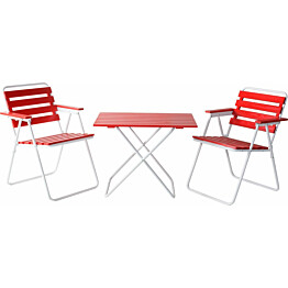 Pöytäryhmä Varax Retro, 401 pöytä + 2 kpl 305 tuoleja
