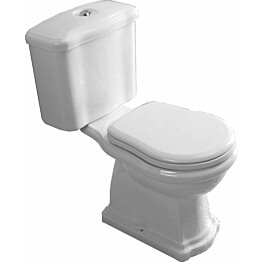 WC-istuin Kerasan Retro 3 P-lukko kromi 3/6l kaksoishuuhtelu