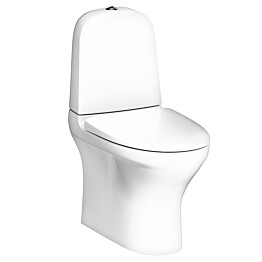 WC-istuin Gustavsberg Estetic 8300 piilo S/P-lukko, Hygienic Flush, C+, mattavalkoinen