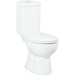 WC-istuin Creavit Corner, soft-close -kannella, kaksoishuuhtelu