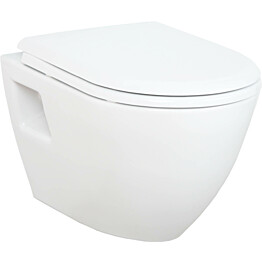 WC-istuin Creavit TP 325 00, seinämalli, valkoinen, soft-close kansi