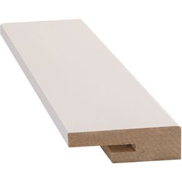 Jalkalista D2D R2 15x42x2400 mm MDF valkoinen