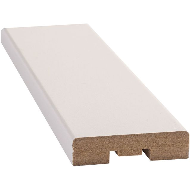 Peitelista D2D R2 12x42x2200 mm MDF valkoinen