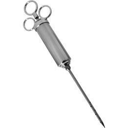 Marinadiruisku 5etta 60 ml ruostumaton teräs sis. 3 neulaa