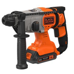 Poravasara Black+Decker BCD900E2K SDS-Plus 18V 2x2,5 Ah akuilla + laukku