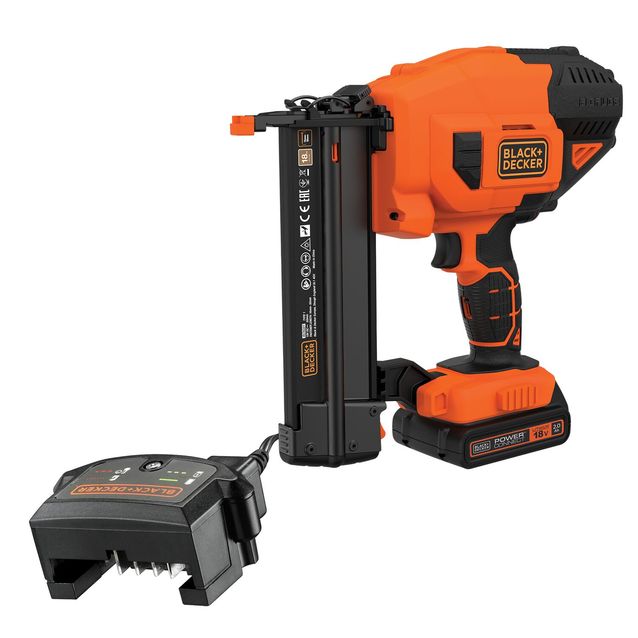 Viimeistelynaulain Black+Decker BCNG01D1 18V 2,0 Ah akulla